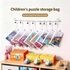 New Puzzle Storage Bag Children's Building Blocks Small Toys Special Sorting Bags Transparent Mesh Gauze Zipper Mesh Bags