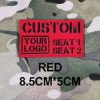 Custom Laser Cutting IR IFF Infrared Reflection Patch Name Tapes Tag Brand Black Letters