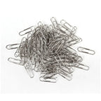 500/300/100/50PCS Metal Silver Paper Clips for Paperwork Stainless Steel Bookmark Paperclips Organizers Office School Supplies
