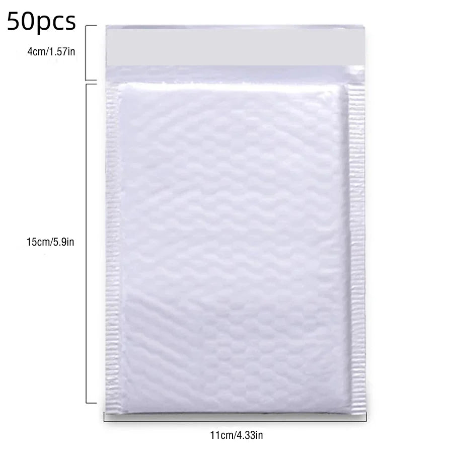 50PCS 100PCS White Multifunctional Bubble Mailing Envelope SelfAdhesive Sealed Express Packaging Suitable For Multiple Scenarios