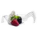 20pcs Plastic Appetizer Spoons Small Catering Dessert Tasting Dishes Disposable,Desserts Cakes Jelly Ice Cream Dipping Sauces