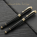 Customize Gold Color Text Gel Pens Engraving Metal Pretty School Student Supplies Office Accessories Writing Stationery 2025