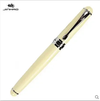 Jinhao X750 Classic Style Silver Clip Metal Fountain Pen 0.5 mm Nib Steel Ink Pens for Gift Office Supplies School Supplies