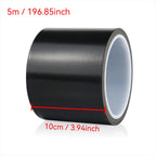 5m/10m Heavy Duty Waterproof Black Duct Tape Strong Adhesive Gaffer Tape for Repairs Sealing Indoor Outdoor Use Hand Tearable