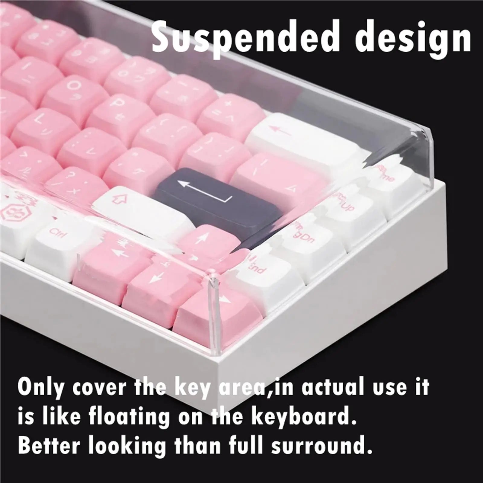 Acrylic Mechanical Keyboard Dust Cover Professional Easy to Use Computer Keyboard Accessories Transparent Protector for Office