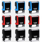 Customizable Self-Inking Rectangular Personalized Name Signature Laser Engraved Rubber Stamp
