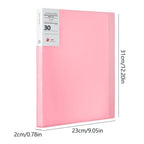 A4 Semi Transparent PP Brochure, Multiple Page Sizes To Choose From, Classified Insert Folder, Conference Document Organization,