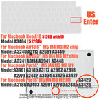 Multi-Language Keyboard Protector Compatible with for MacBook Air/Pro M5-M4 A2779,A3434,A3241 | Arabic, FR, RU, ES, IT Layouts
