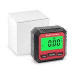 LCD Digital Angle Gauge Magnetic Protractor Inclinometer Mini Level Meter 360 Degree Angle Finder Goniometer for Decoration
