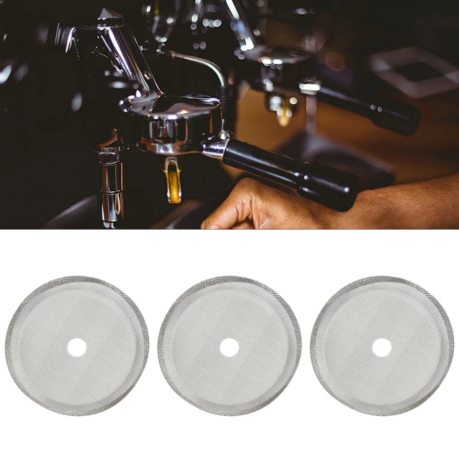 3pcs French Press Filters Mesh Filter Replacement For 350 800 1000ML For Espresso Machine Coffee Pot Filter Mesh Coffeeware