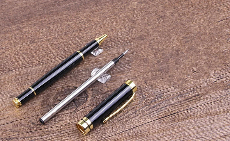 1 Piece Metal Roller Ballpoint Pen Stationery