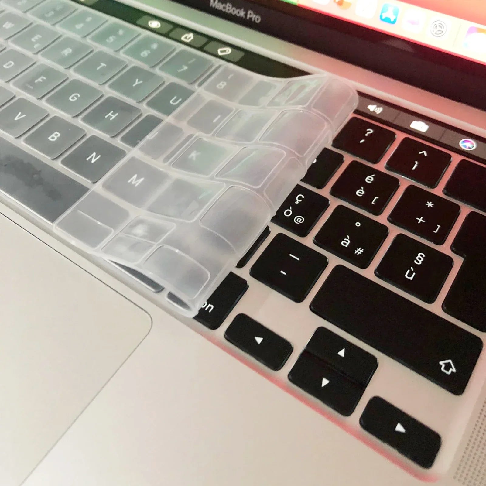 Keyboard Cover for Macbook Air 13 15 Pro 14 16 Touch Bar ID Silicone Protector Skin EU A3113 A3112 A3240 A2337 A3401 M1 M2 M3 M4