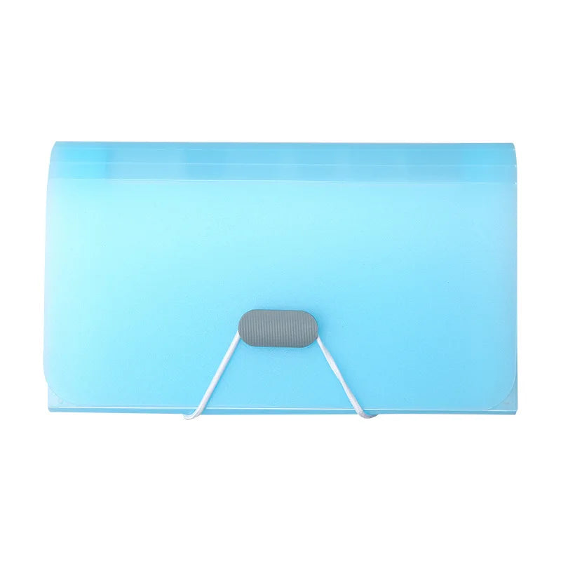 A6 Expanding File Folder Buckle Wallet Organ Bag Documents Folders Organizer File Pouch Bill Folder Family School Office Binder