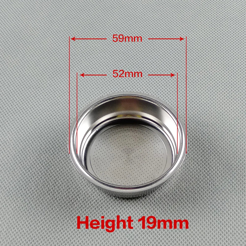 51mm Bottomless Coffee Portafilter With 1 2 4 Cups Basket for Homix Hibrew h11 Oster Cecotec Phico Brayer br1101 Coffee Machine
