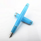 Jinhao 82 Fountain Pen Acrylic EF/F/M/Bent Nib Golden Trim with Converter Writing Pen