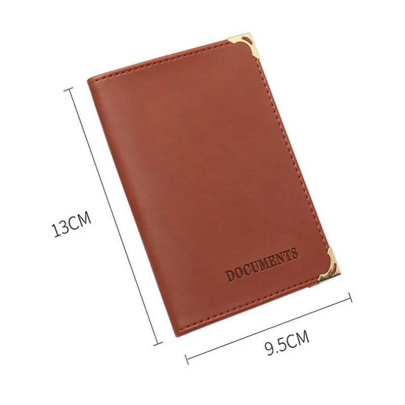 Men Women Auto Driver License Cover Unisex Formal Bag for Russian Synthetic Leather Cover for Car Driving Documents Holder Case