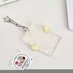 Kpop Card Holder Keychain Sleeve Clear Acrylic Badge ID Holder Idols K-pop Album Binder Photo Frame