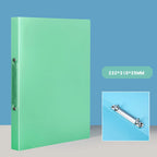 1PCS A4 Perforated Folder Candy-Colored Transparent O-shaped 2-hole, 3-hole, 4-hole Waterproof File Folder Binder