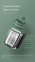 Mini Thermos Bottle Coffee Mug Stainless Steel Cup Thermal Leakproof Vacuum Flask Double Wall Tumbler Insulated Travle Drinkware
