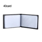 Artificial Leather 40/120/180/240/300 Cards ID Credit Card Holder Book Case Organizer Business  Cards ID Credit Card Holder Case