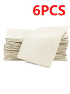 6/12PCS 40x40cm Cotton Linen Cloth Napkins Thickened Durable Placemat Reusable for Kitchen Dining Wedding Decoration