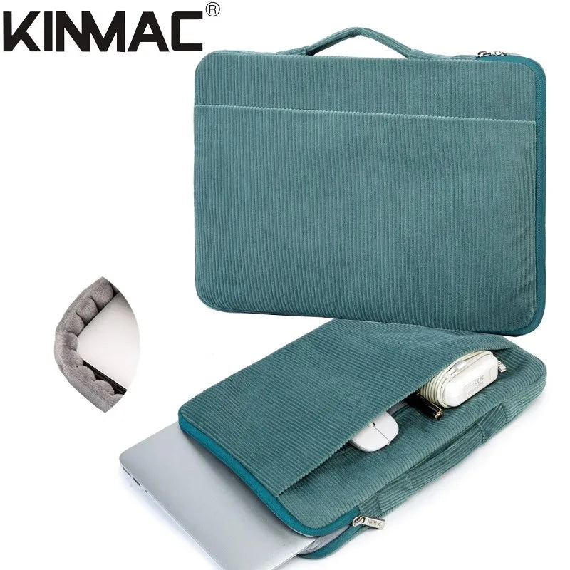 Shockproof Brand Kinmac Laptop Bag 12,13,14,15.4,15.6,16 Inch,Waterproof Lady Man Sleeve Case For MacBook Air Pro M1 Handbag PC