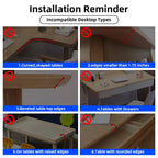 Foldable Ergonomic Computer Desk Arm Rest Pad Wrist Rest Support For Keyboard Armrest Extender Rotating Mouse Pad Holder Rack