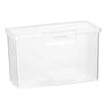 Playing Deck Card Storage Box High Capacity Playing Card Case Plastic Card Boxes for Trading Card Games Card Collector