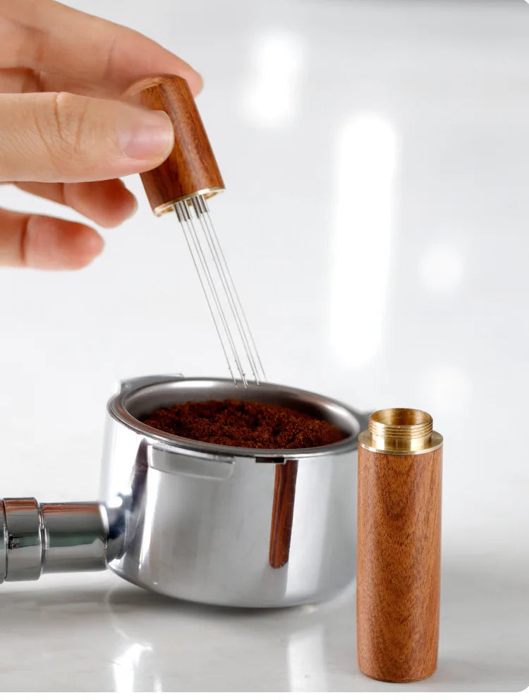 Coffee Tamper Needles Tools Espresso Coffee Stirrer Coffee Stirring Tool 6 Needles Cafe Stirring Barista Accessories