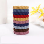 20Pcs Women Girls Simple Basic Elastic Hair Bands Ties Scrunchie Ponytail Holder Rubber Bands Fashion Headband Hair Accessories