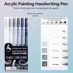 Languo 90 Colors Painting Acrylic Gel Pens Large Capacity Ink Pen for Drawing Diary Diy Coloring Doodling Painting Art Supplies