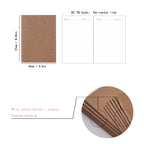 3-Piece A5/Standard Size Refill Inserts For Traveler'S Notebook - Portable Passport Style, 32 Sheets (64 Pages) Each