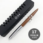 NEW Wingsung 601 Press Piston Fountain Pen Iridium EF/F Nib Steel Cap Vacumatic Resin Ink Pen School Stationery Office Supplies