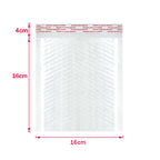 Bulk 50 Shockproof White Foam Envelope Bag Self-sealing Padded Mail Bubble Bag Envelope Shipping Office Packaging Parcel