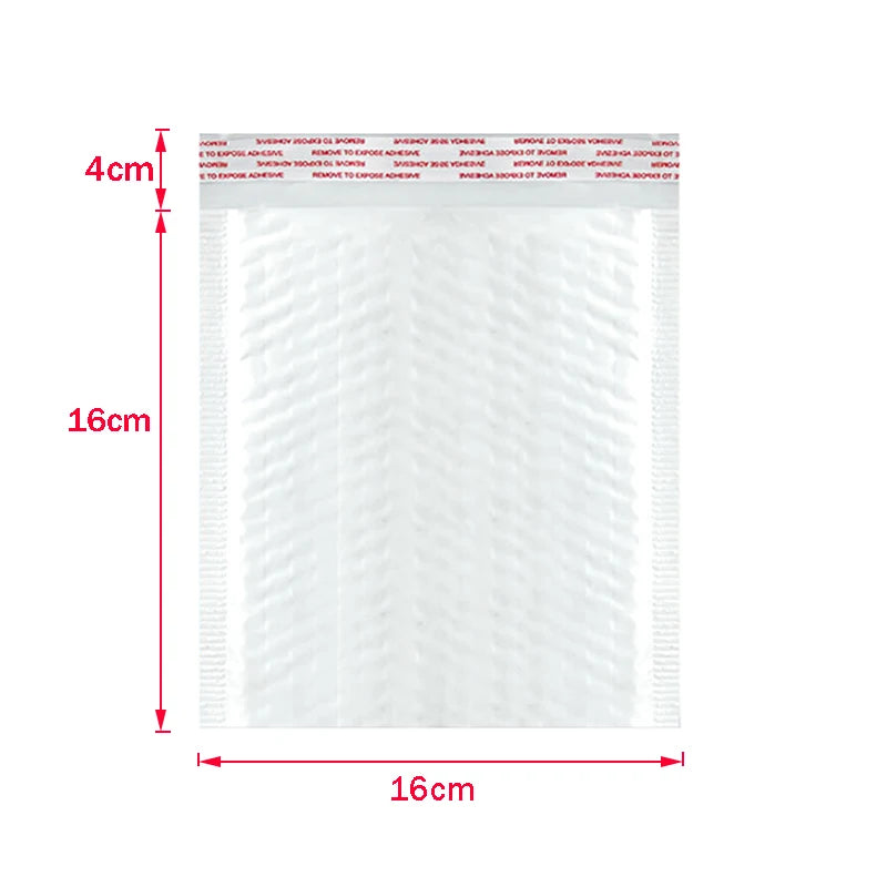 Bulk 50 Shockproof White Foam Envelope Bag Self-sealing Padded Mail Bubble Bag Envelope Shipping Office Packaging Parcel