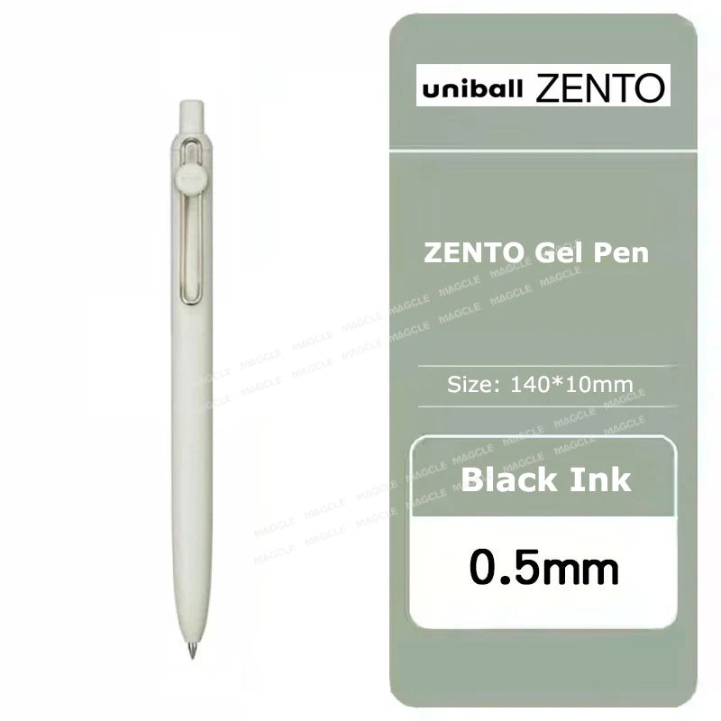 uniball ZENTO Standard 0.38/0.5mm Gel Pens,Water-Based Smooth Writing Roller Ball Pens Fit for a variety of occasions Stationery