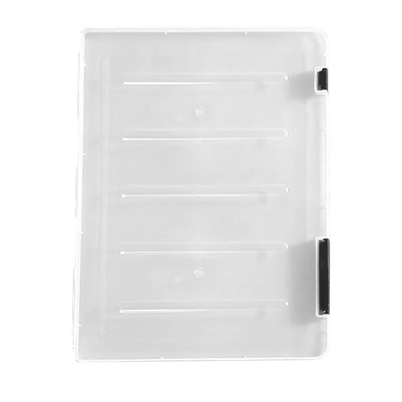 Transparent Thicken A4 File Box Plastic Office Document Sorting Storage Box Buckle Design Book File Archive Seal Boxes Organizer