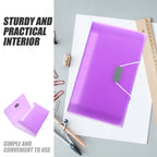 Portable Expanding File Organizer Accordion Folder Multi Layer Document Storage Pouch for Office Conference Room Home Receipts