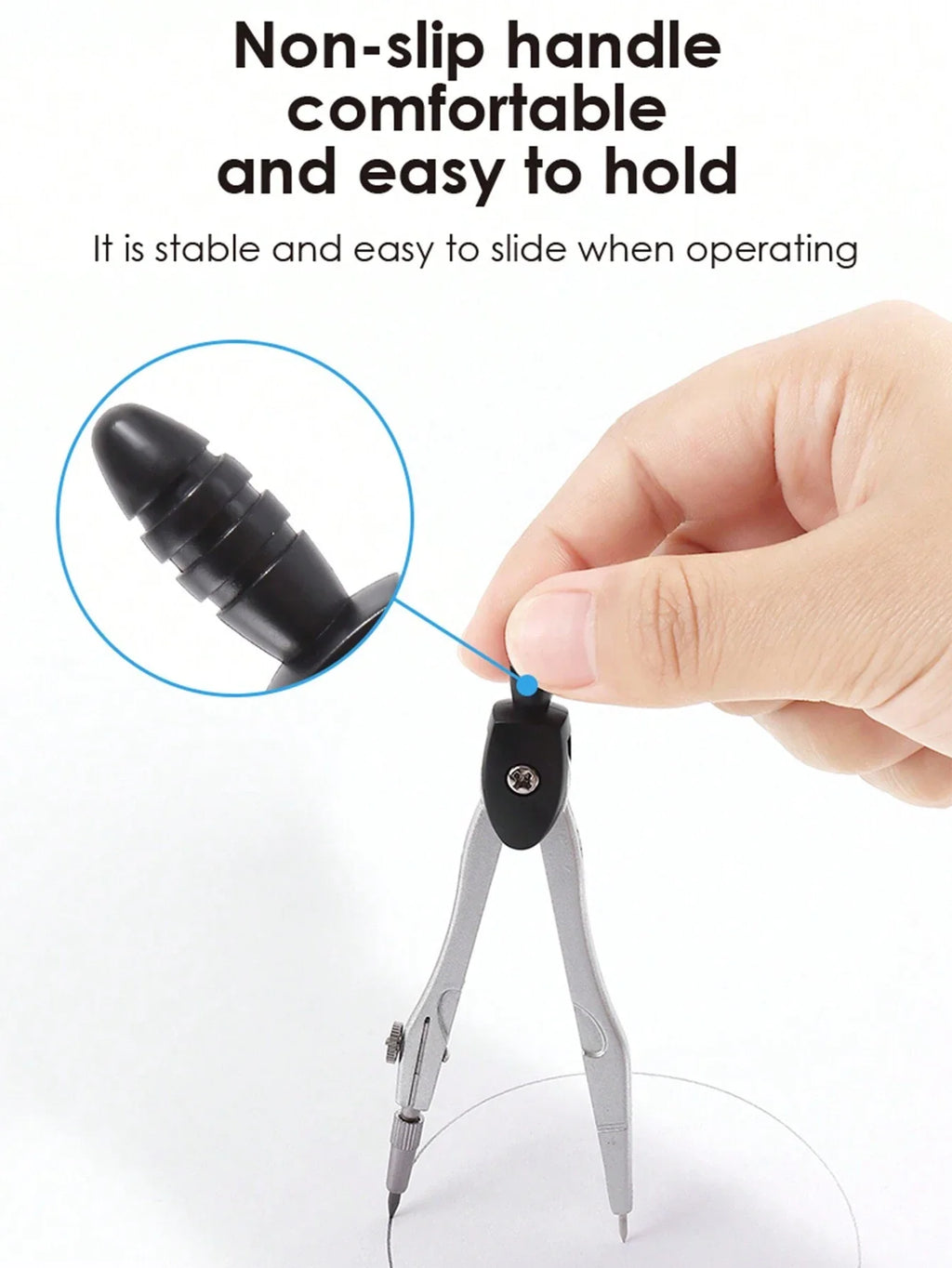 Precision Compasses with Replaceable Tips  Student Drawing and Mapping Tool Set  Suitable for Both Examination and Office Use