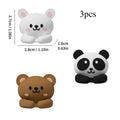 Cute Cartoon Desktop Cable Organizer Managers Self-Adhesive Winder Wire Cord Management Earphone Data Cable Clips Holder