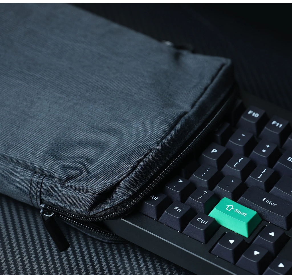 Chosfox Protable Keyboard Storage Bag Large Capacity Mechanical Keyboard Bag 87/75/67 Thickened Fabric Waterproof Protect Bag