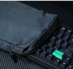 Chosfox Protable Keyboard Storage Bag Large Capacity Mechanical Keyboard Bag 87/75/67 Thickened Fabric Waterproof Protect Bag