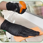 Disposable Nitrile Black Latex Gloves Cooking Wash Cycling Glove Household Antistatic Cleaning Gloves Hairdressing Nail Art Tool