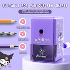 Sanrio Pencil Sharpener Fast Sharpening Easy to Use for Kids Students School Office Stationery Cute Anime Merch Kawaii Gift