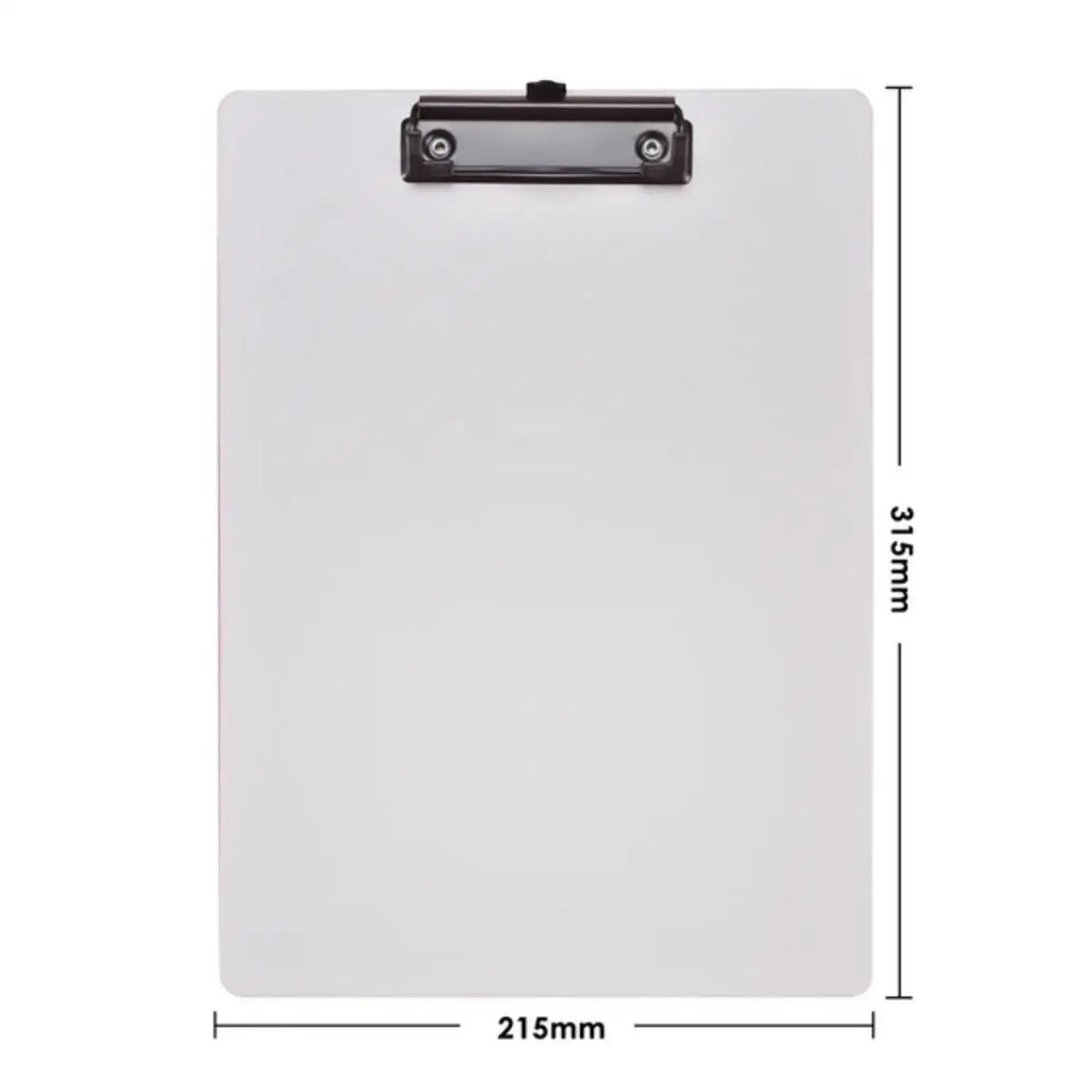 A4 File Folder Clipboard Writing Pad Memo Clip Board Clips Test Paper Storage Organizer School Supplies Office Stationary