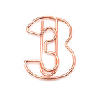 10pcs/Set Metallic Wire-formed 0-9 Number-shaped Paper Clip Bookmarks Paperclips Office Stationery School Supplies