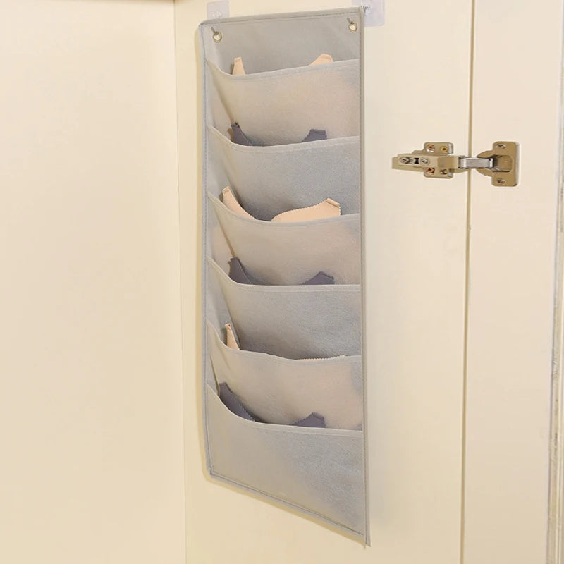 Document Hanging Storage Bag Oxford Cloth Storage Pocket Chart Hanging File Folding Holder Cascading Fabric Organizer For Office