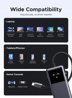 UGREEN Uno USB C HUB 6-in-1 4K60Hz PD100W 10Gbps USB3.2 Splitter Adapter for Laptop Macbook Pro Air USB Expander Docking Station