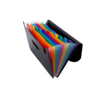 Rainbow File Folder A4 Size Portable Multilayer Accordion Organizer Document Holder for Students Office School Use