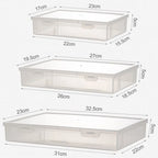 A4 Dust Proof Document Organizer Storage Box Black Transparent Simple Certificate File Box Container for Easy Organization